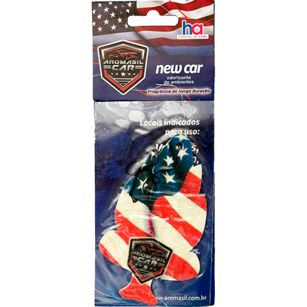 Sachê Bandeira Aromasil Car New – Aroma Refrescante