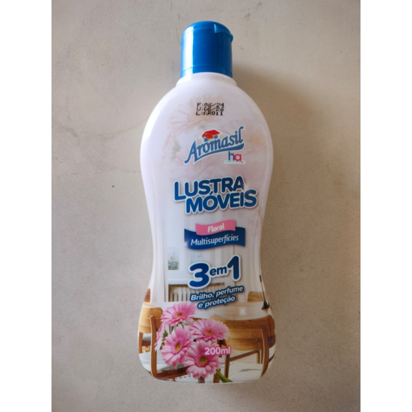 Lustra Móveis Floral 200ml Aromasil – Brilho e Proteção