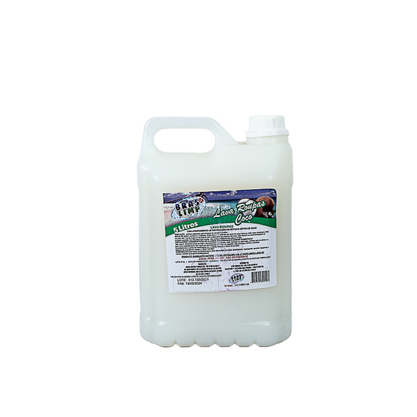 Lava Roupas de Coco 5L – Limpeza Suave e Natural