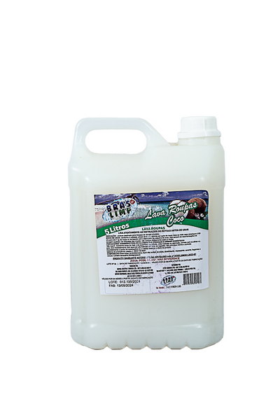 Lava Roupas de Coco 5L – Limpeza Suave e Natural
